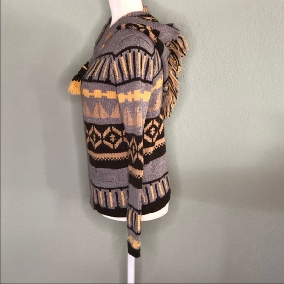 Anthropologie Sparrow Fairisle hooded cardigan - Picture 4 of 8